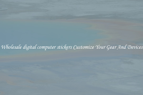 Wholesale digital computer stickers Customize Your Gear And Devices