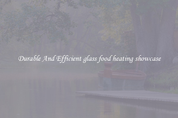 Durable And Efficient glass food heating showcase