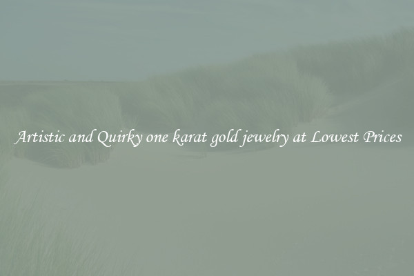 Artistic and Quirky one karat gold jewelry at Lowest Prices