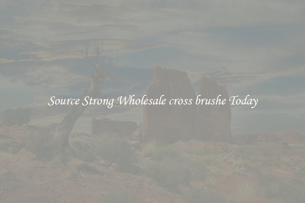 Source Strong Wholesale cross brushe Today